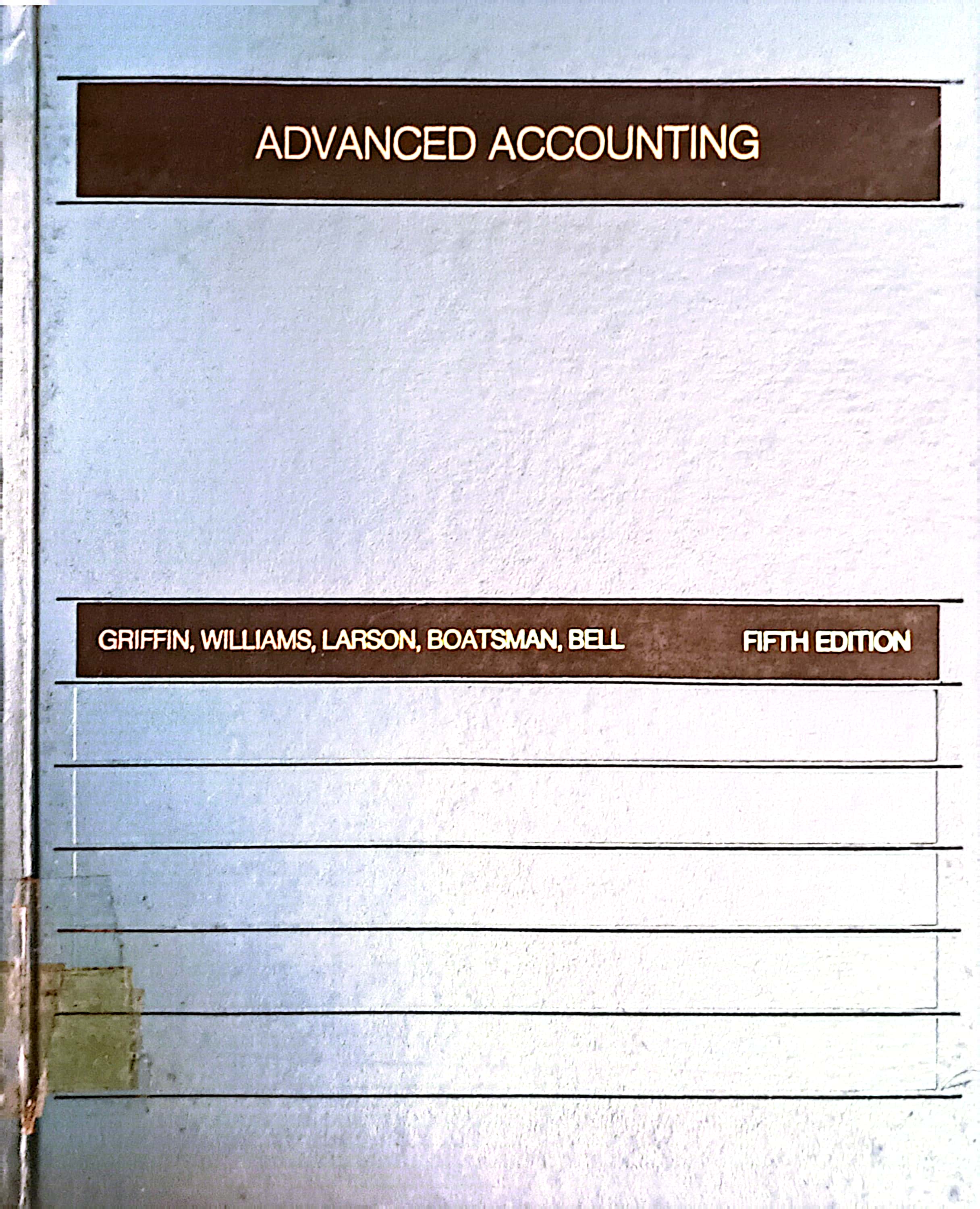 Advanced Accounting Fifth Edition